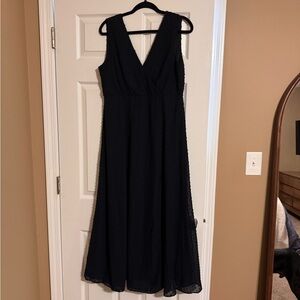 Lulus Long Navy Dress